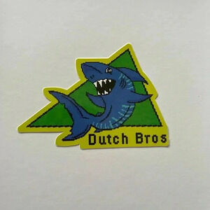 Dutch bros shark sticker
